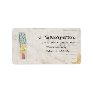 doodle adreslabel etiket