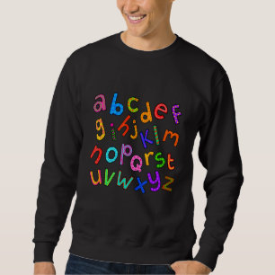 Doodle alfabet letters Nederlands Trui