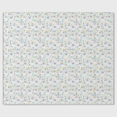 Doodle Alpaca Pattern Cadeaupapier (Vlak)