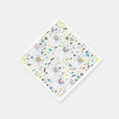 Doodle Alpaca Pattern Servet (Hoek)