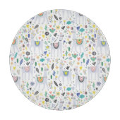 Doodle Alpaca Pattern Snijplank (Voorkant)