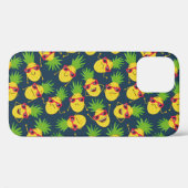 Doodle ananas, hand getekend, zomer patroon. Case-Mate iPhone case (Achterkant (horizontaal))