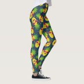 Doodle ananas, hand getekend, zomer patroon. leggings (Rechts)