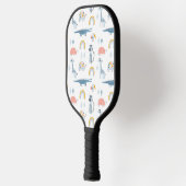 Doodle Animal Fun Patroon Pickleball Paddle (Links)