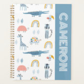 Doodle Animal Fun Patroon Planner (Voorkant)