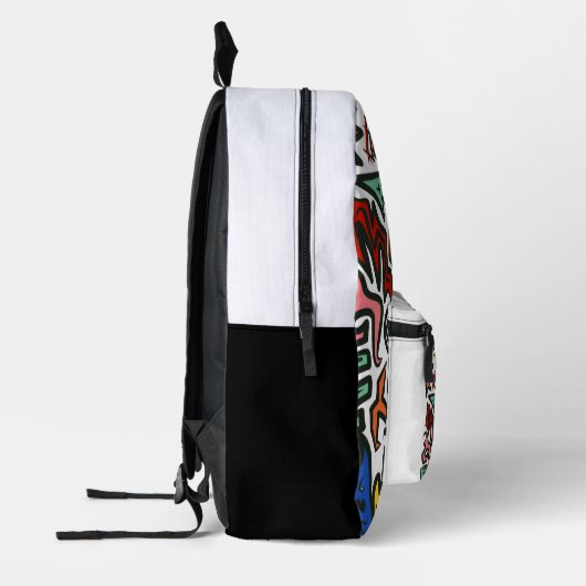 Doodle Art Bag Bedrukte Rugzak (Links)