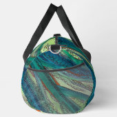 Doodle art blues en greens plunjezak (Rechts)