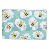 Doodle Art Bumble Bijen Kussensloop (Achterkant)