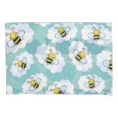 Doodle Art Bumble Bijen Kussensloop (Voorkant)