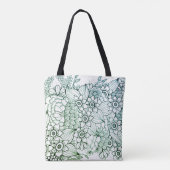 Doodle Art Design on shopping tas (Achterkant)