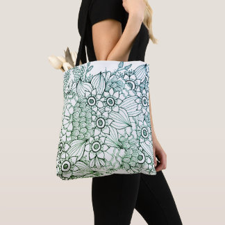Doodle Art Design on shopping tas