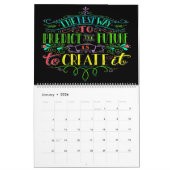 Doodle Art en Quotes Kalender (Jan 2026)