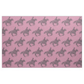 Doodle art horse rijder stof (Fat Quarter)