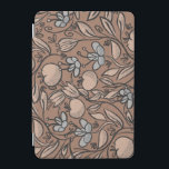 Doodle art mocha iPad mini cover<br><div class="desc">Doodle kunst bloemenontwerp in mocha</div>