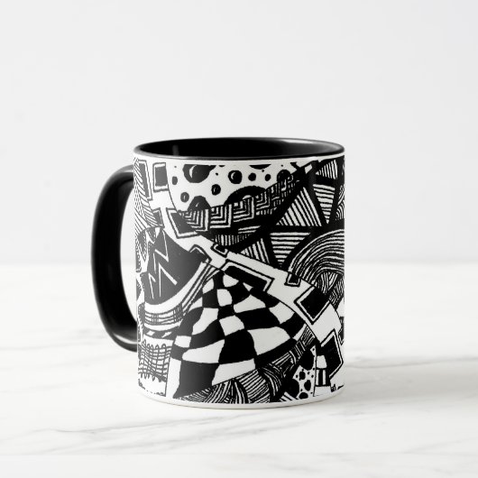 Doodle Art-Mok Mok (Voorkant links)