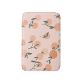 Doodle Art: Oranje kersen  patroon Badmat (Voorkant Verticaal)