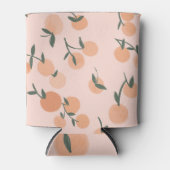 Doodle Art: Oranje kersen  patroon Blikjeskoeler (Voorkant)