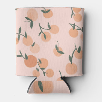 Doodle Art: Oranje kersen  patroon Blikjeskoeler