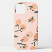 Doodle Art: Oranje kersen patroon