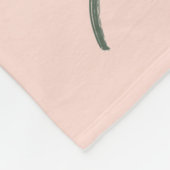 Doodle Art: Oranje kersen  patroon Fleece Deken (Hoek)