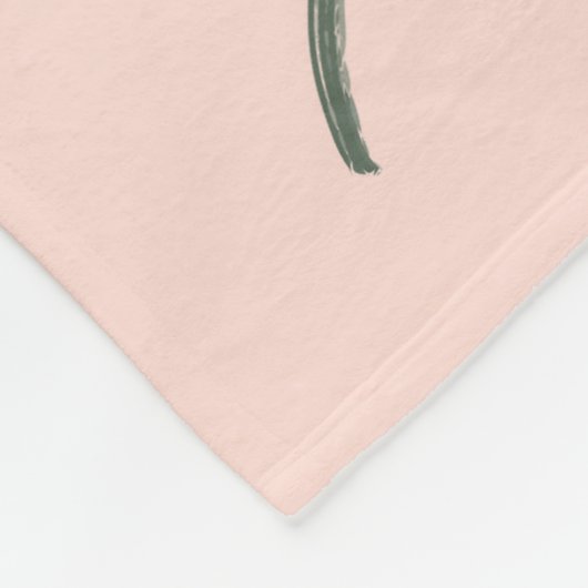 Doodle Art: Oranje kersen  patroon Fleece Deken (Hoek)