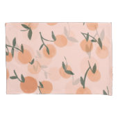 Doodle Art: Oranje kersen  patroon Kussensloop (Voorkant)