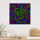 Doodle Art Poster (Keuken)