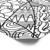 Doodle Art Poster (Hoek)