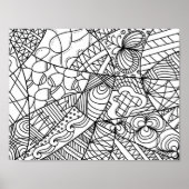 Doodle Art Poster (Voorkant)
