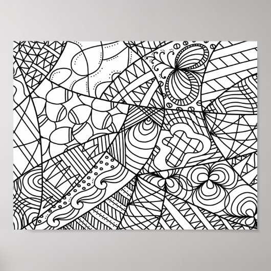 Doodle Art Poster (Voorkant)