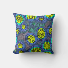 Doodle Art Swirls Kussen