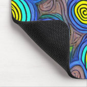 Doodle Art Swirls Muismat (Hoek)