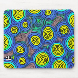 Doodle Art Swirls Muismat