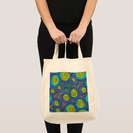 Doodle Art Swirls Tote Bag (Voorkant (product))