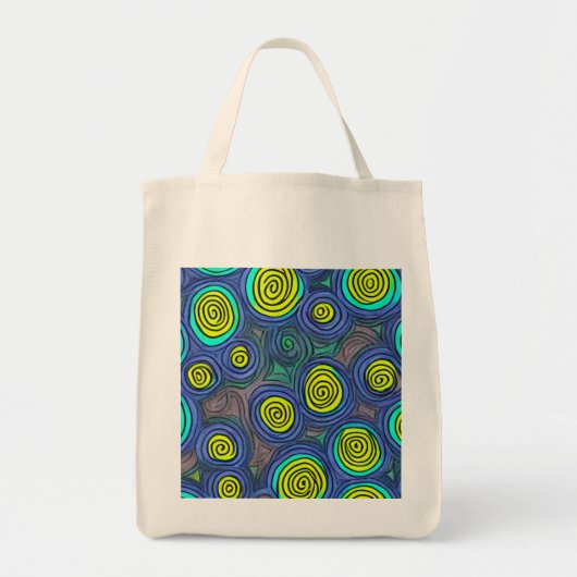 Doodle Art Swirls Tote Bag (Voorkant)