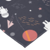 Doodle Astronaut Patroon Tafelkleed (Gekanteld)