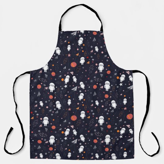 Doodle Astronaut Schort (Voorkant)