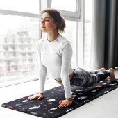 Doodle astronauten yogamat