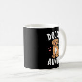 Doodle Auntie Goldendole Women Kawaii Dog tante Koffiemok (Voorkant rechts)