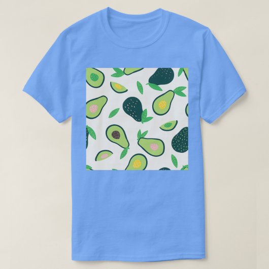 Doodle avocado Vector naadloos T-shirt (Design voorkant)