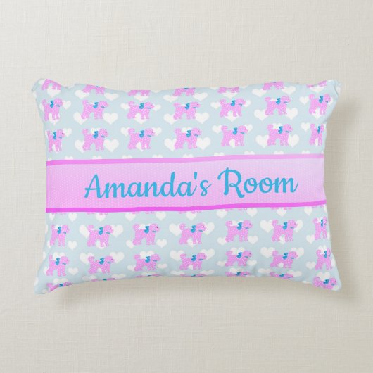 Doodle Baby gepersonaliseerde kind Accent Kussen (Voorkant)