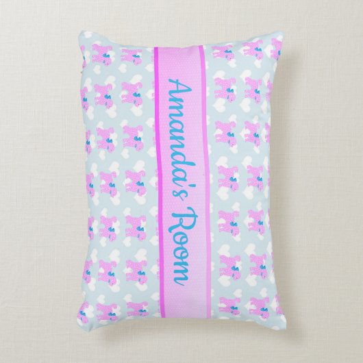 Doodle Baby gepersonaliseerde kind Accent Kussen (Voorkant(Verticaal))