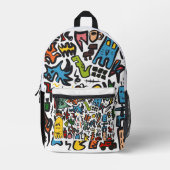 Doodle Bags Bedrukte Rugzak (Voorkant)