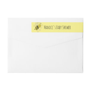 Doodle Bee Baby shower Yellow