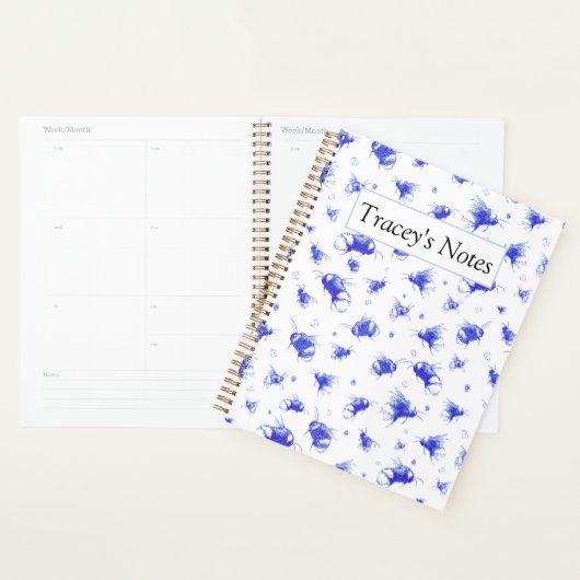 Doodle Bee Planner – gepersonaliseerd kerstcadeau (Display)