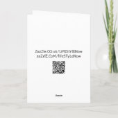 Doodle Birthday Kaart - Monsterratische verjaardag (Achterkant)