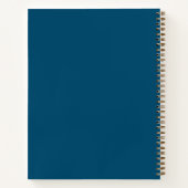Doodle Blauwe Bullet Journal Notitieboek (Achterkant)