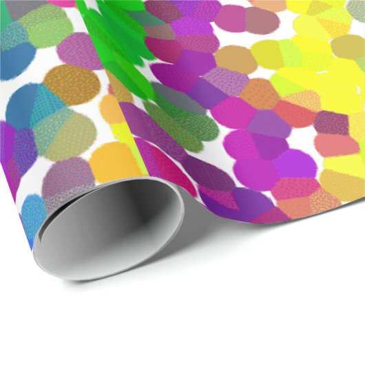 Doodle Blob inpakpapier (Rol Hoek)