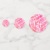 Doodle bloemen paisleuven roze volleybalfeest confetti (Achterkanten)