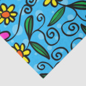 doodle bloemen tissuepapier (Detail)